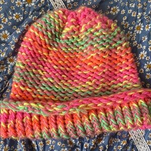 Colorful Knit Kids Beanie